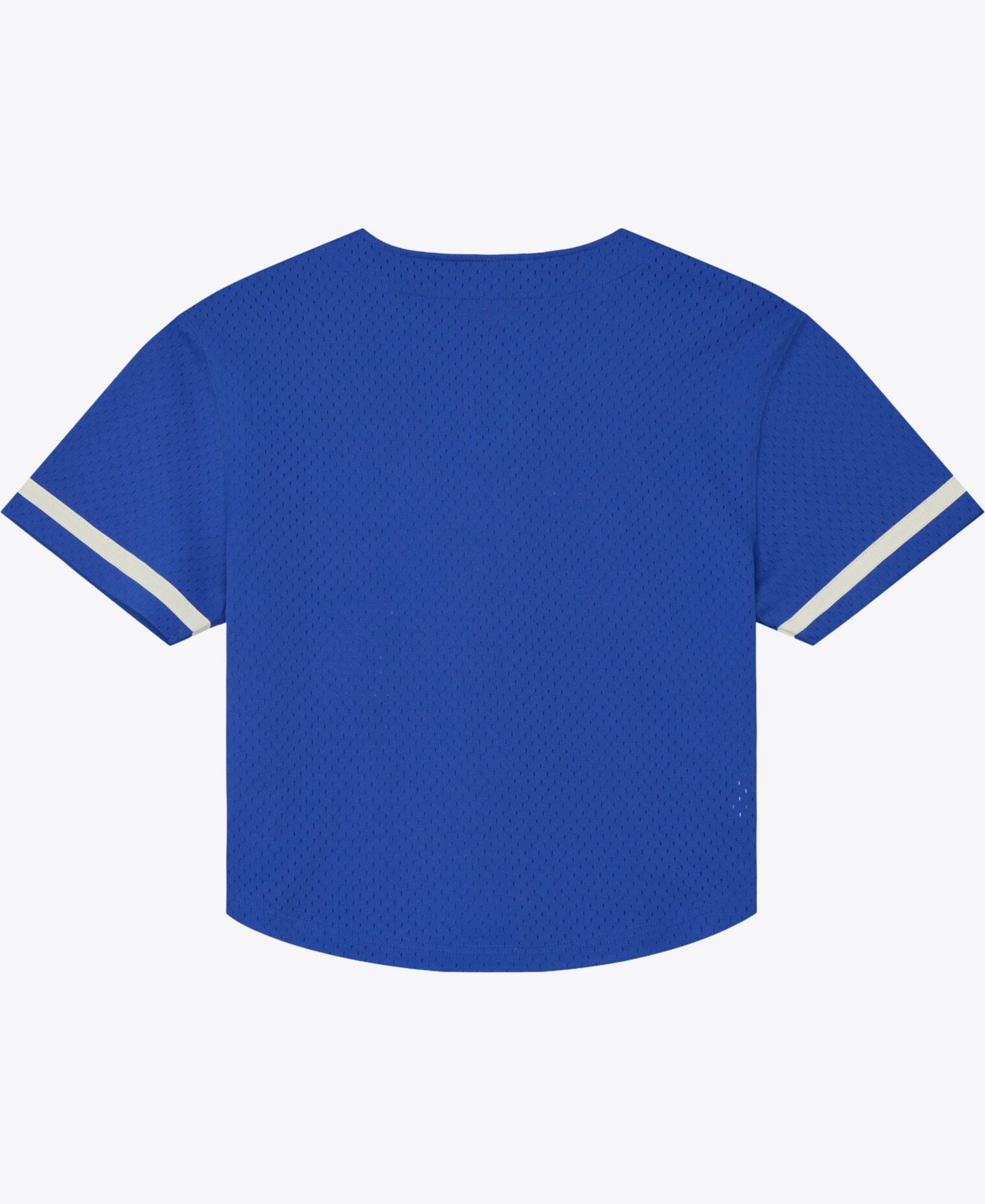 Женский топ Mitchell & Ness Royal Buffalo Bills Retro Roots Baseball Jersey — фото 2