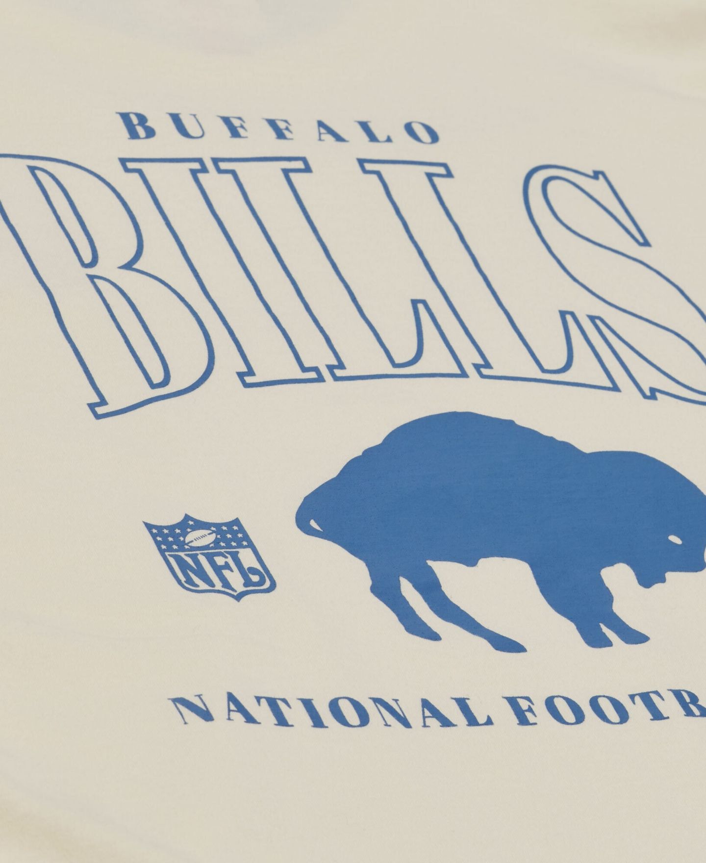 Мужская футболка Mitchell & Ness Cream Buffalo Bills Oversized Heritage Hues — фото 5