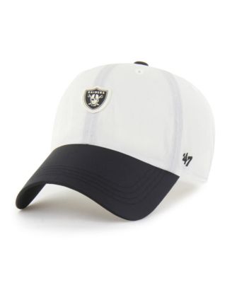Men's Cream Las Vegas Raiders Modernia Clean Up Adjustable Hat