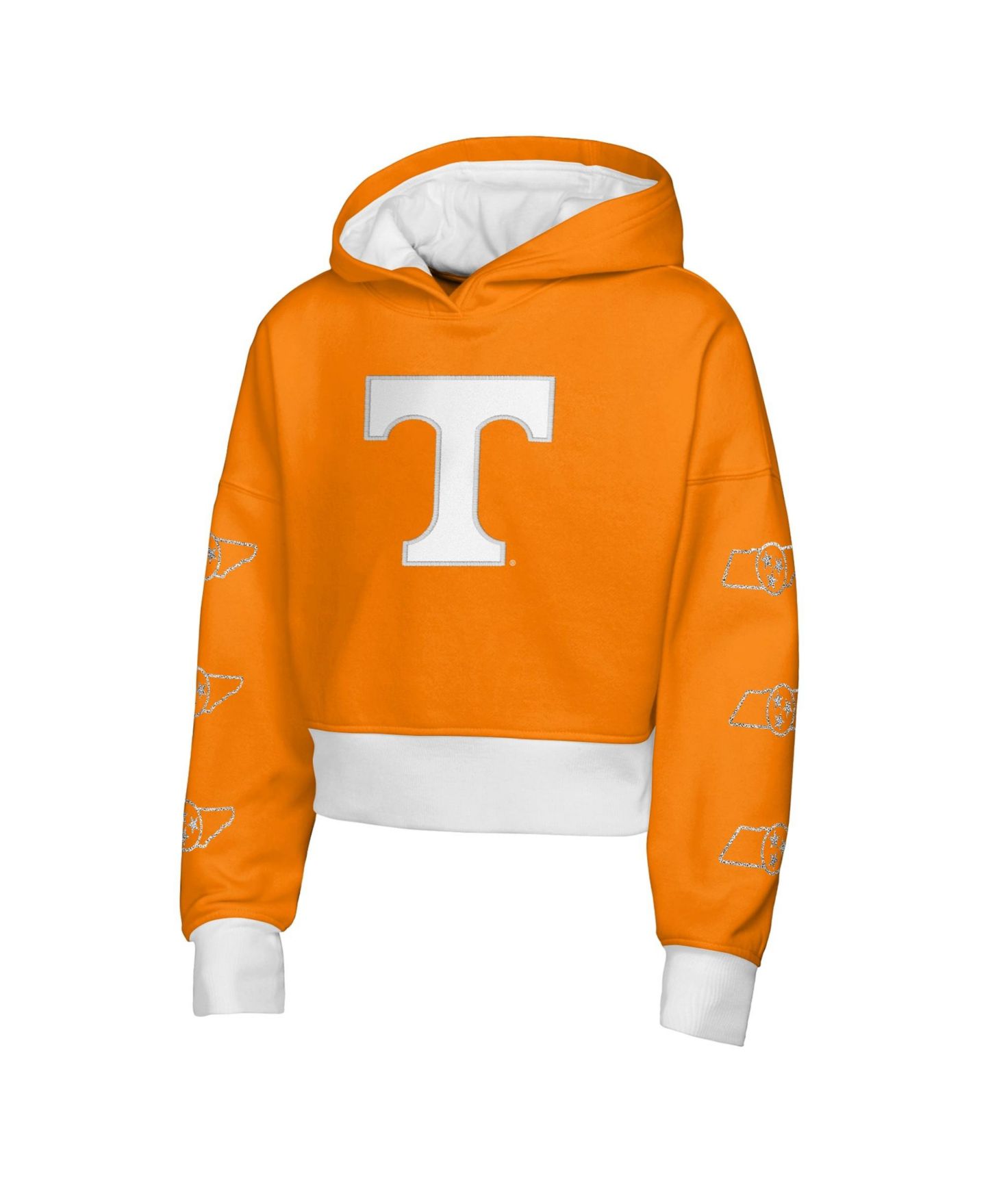 Худи Outerstuff Tennessee Orange Tennessee Volunteers Fair Catch Poly Fleece для девочек — фото 2