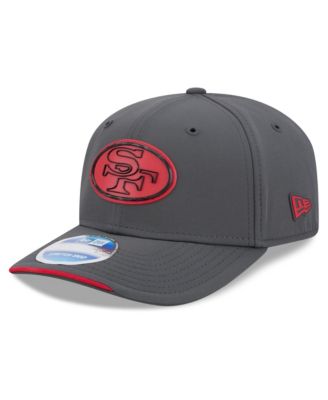 Men's Charcoal San Francisco 49ers 2026 Sideline Cold Weather 9SEVENTY Adjustable Hat