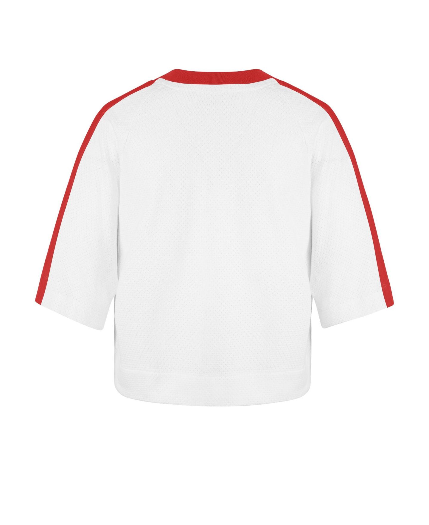Женская футболка '47 Brand White San Francisco 49ers Big Overarch Drop Needle Raglan V-Neck — фото 3