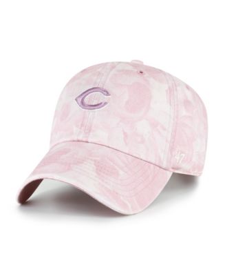 '47 Brand Women's Pink Cincinnati Reds Gardenia Clean Up Adjustable Hat ...