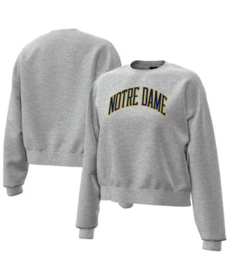 Women's Heather Gray Notre Dame Fighting Irish Icon Fleece Sweatshirt
