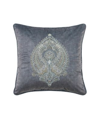 Destiny Square Embellished Decorative Pillow, 18" x 18"