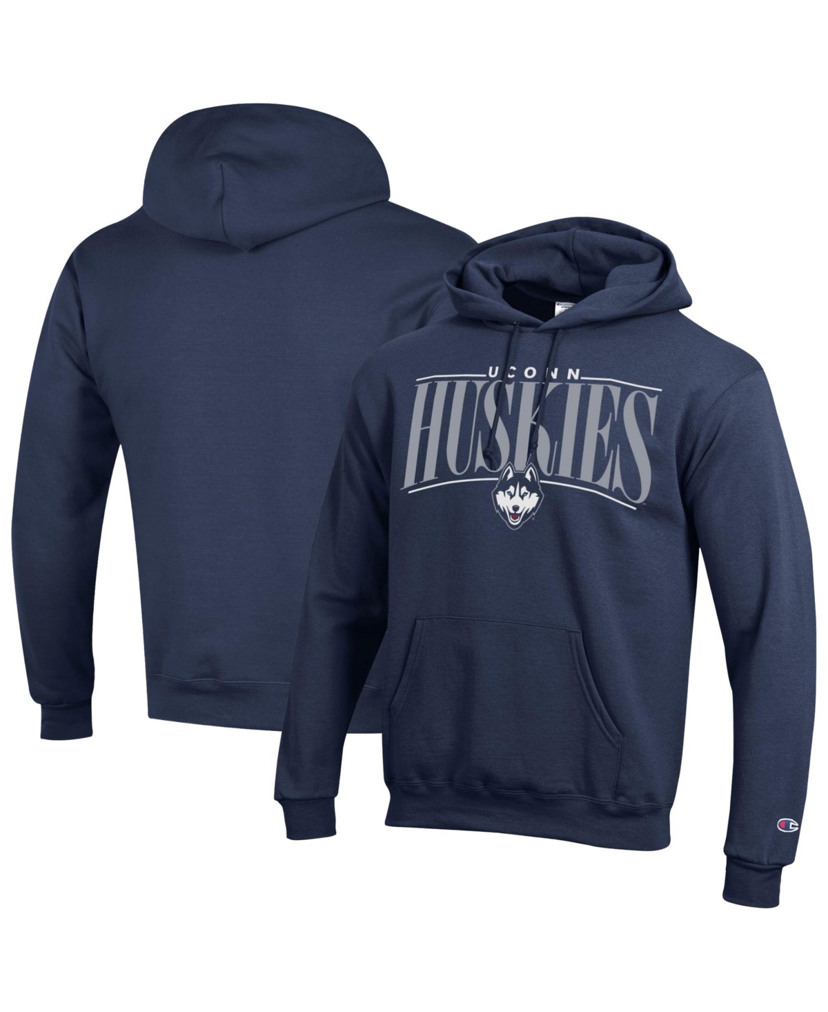 Champion Men's Navy UConn Huskies Team Pride Powerblend Hoodie - Navy