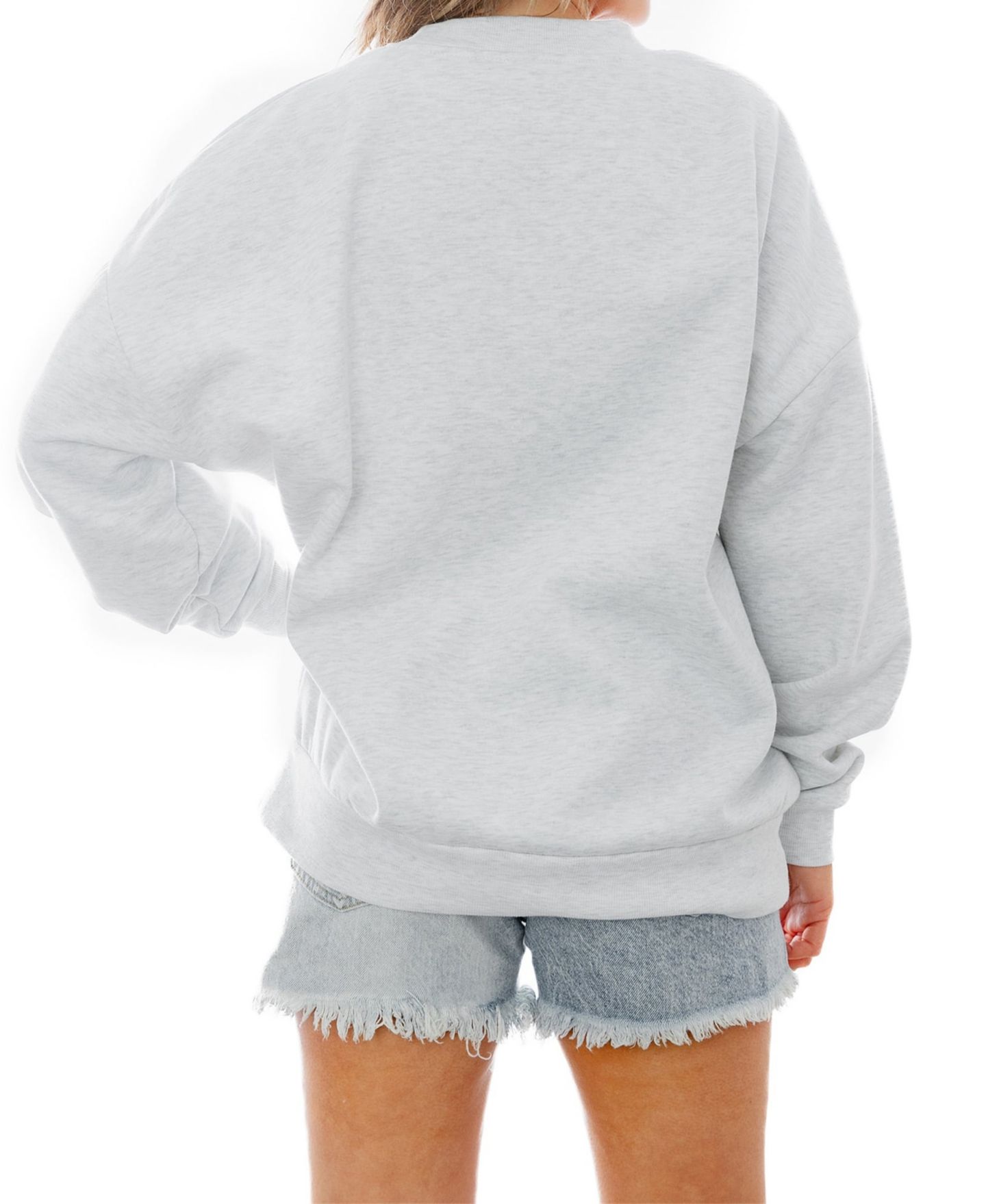 Женская толстовка Gameday Couture Gray Kansas Jayhawks Baseball Premium Fleece Drop Pullover — фото 2
