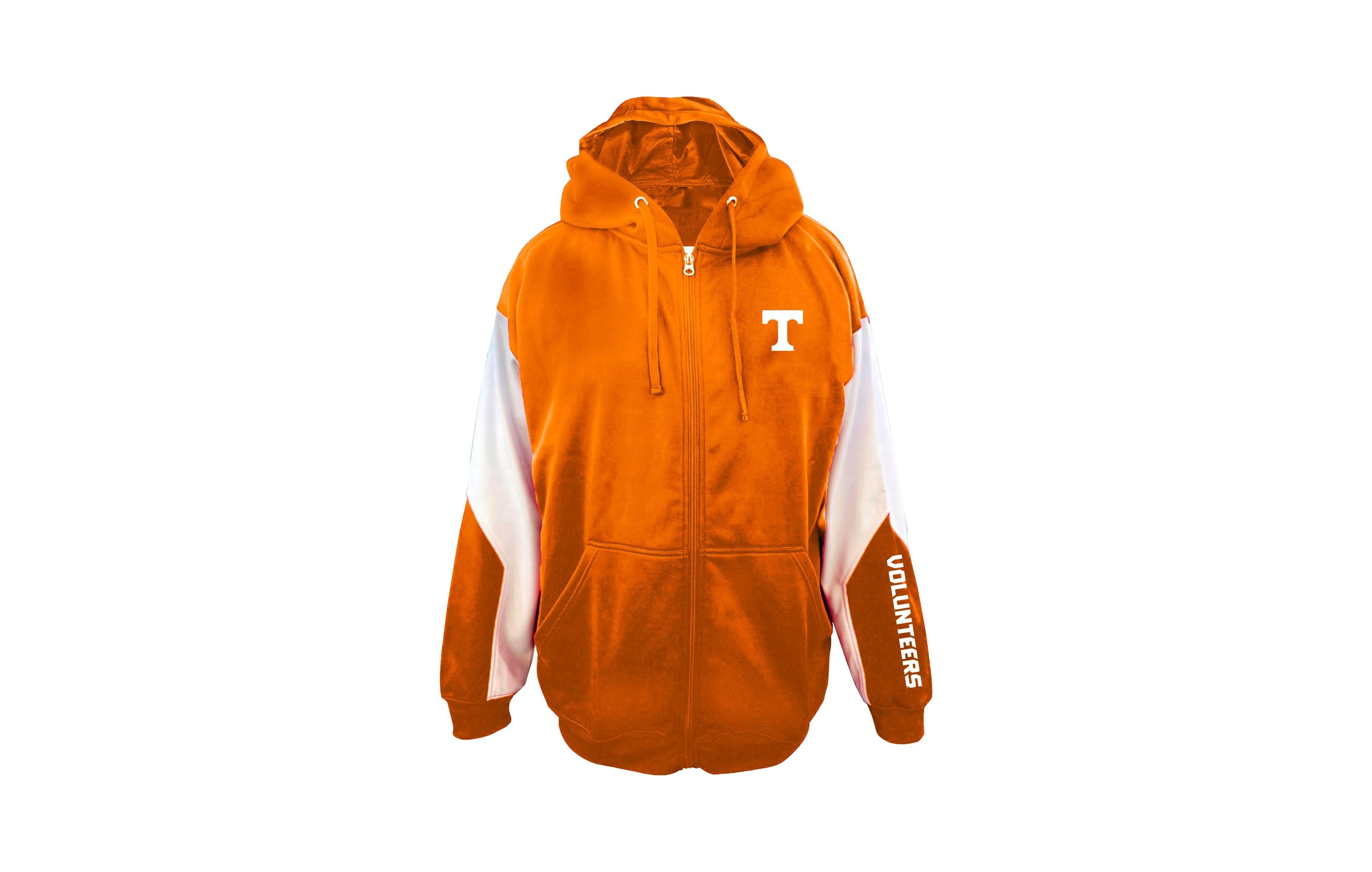Fanatics Men's Tennessee Orange Tennessee Volunteers Big & Tall Sleeve Block Full-Zip Hoodie