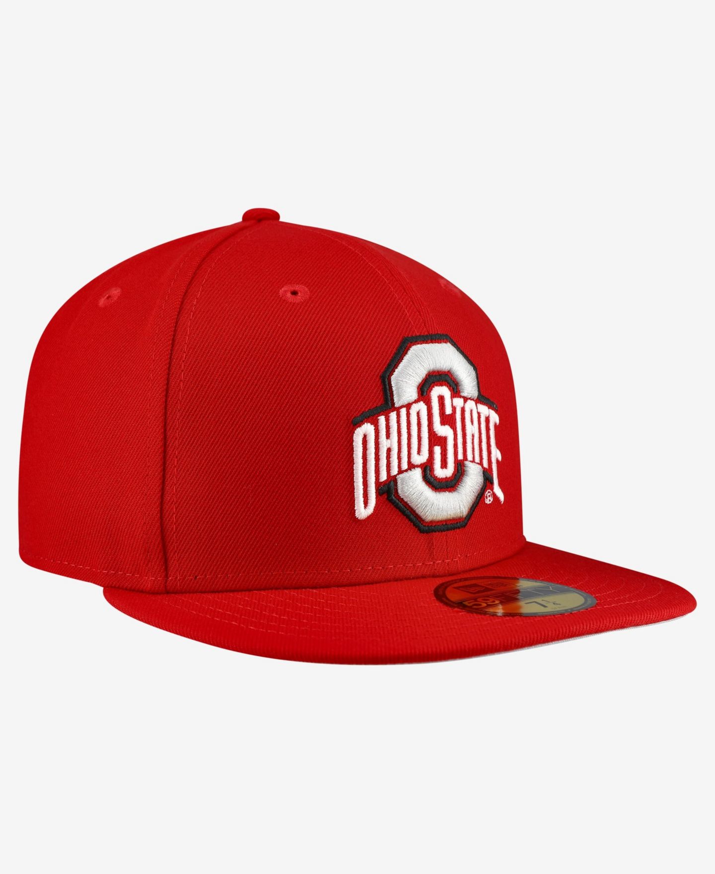 Мужская кепка New Era Scarlet Ohio State Buckeyes Core 59FIFTY Fitted Hat — фото 4