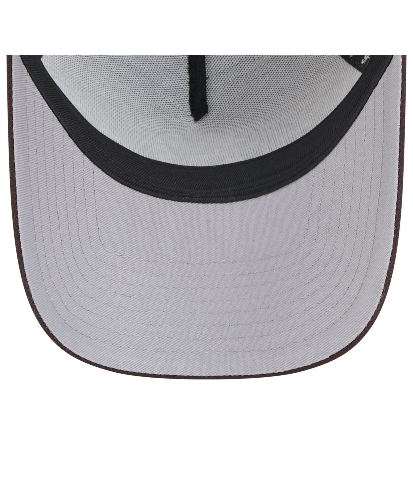 Мужская кепка New Era Brown Pittsburgh Pirates Pumpkin Spice 9FORTY A-Frame Adjustable Trucker Hat — фото 7