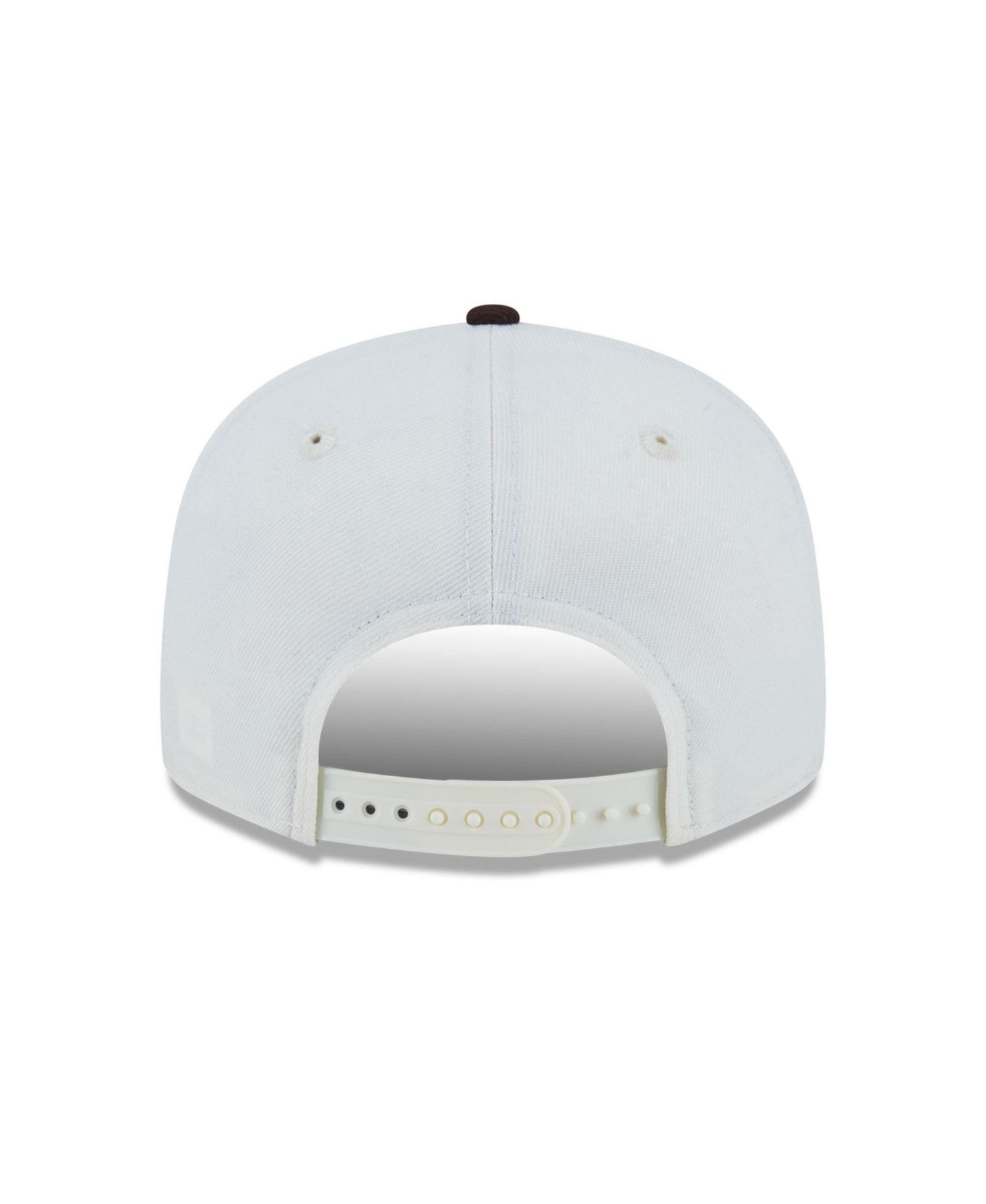Мужская кепка New Era White Oklahoma City Thunder Pumpkin Spice 9FIFTY Snapback Hat — фото 5