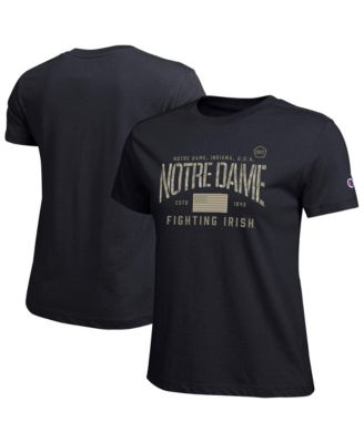 Women's Black Notre Dame Fighting Irish Operation Hat Trick Core T-Shirt