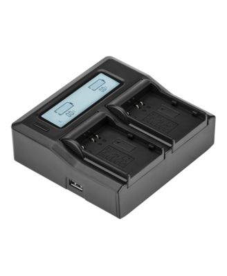 Dual Smart LCD Screen USB Charger for Nikon EN-EL3