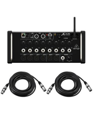 X Air XR16 Digital Mixer With Wi-Fi and USB Recorder, With 2x XLR Cable
