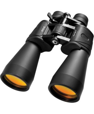 10-30x60 Gladiator Weather Resistant Porro Prism Zoom Binocular with 3.7 Degree Angle of View 10x and Red Lenses