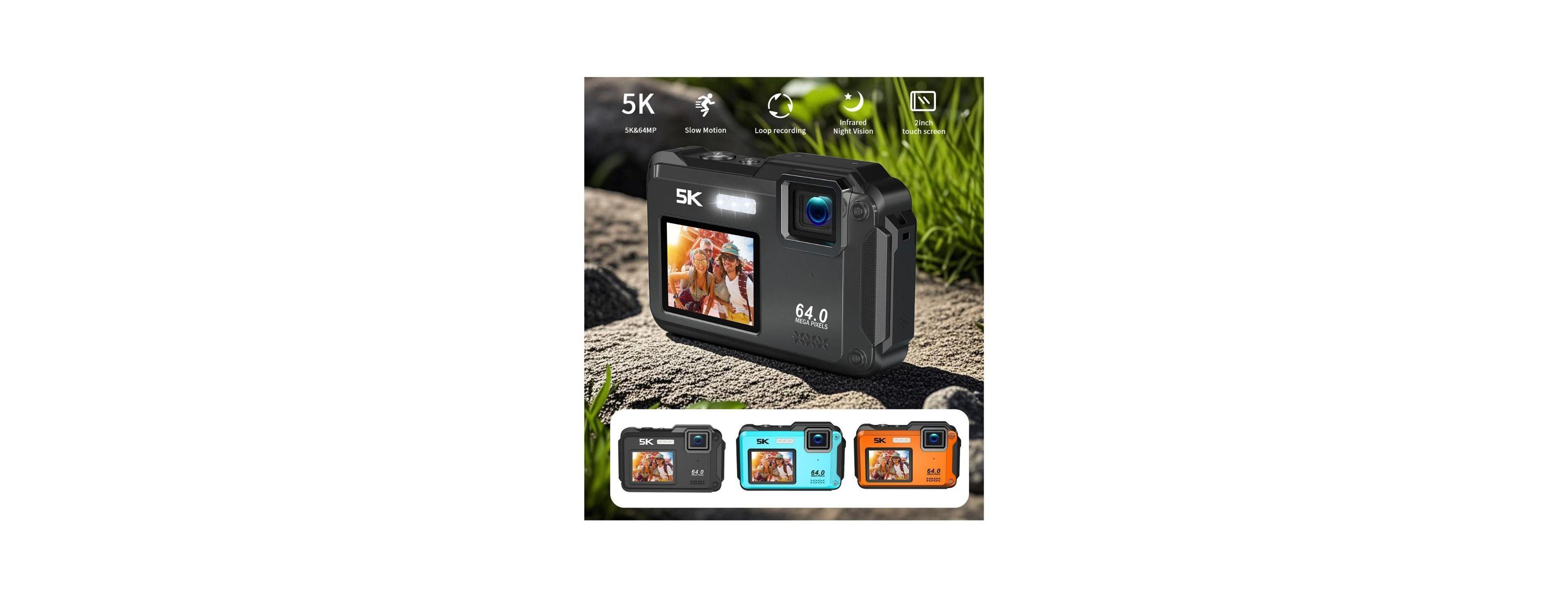 Aries SplashCam Pro Waterproof Digital Camera
