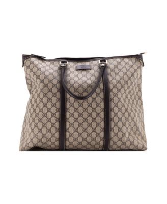 Medium Joy Zip Top Tote GG Coated Canvas