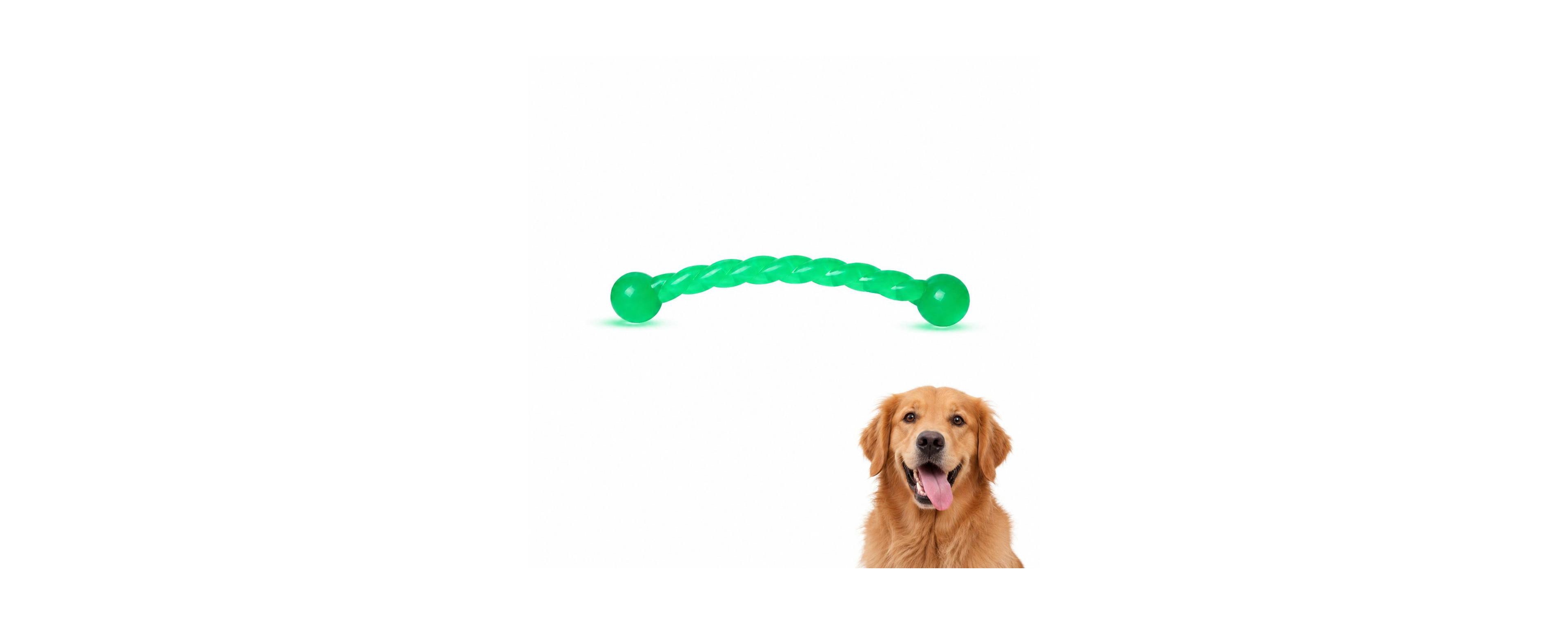 Magicorange Natural Rubber Dog Chew Toy Rope Knot for Aggressive Chewers Washable Durable