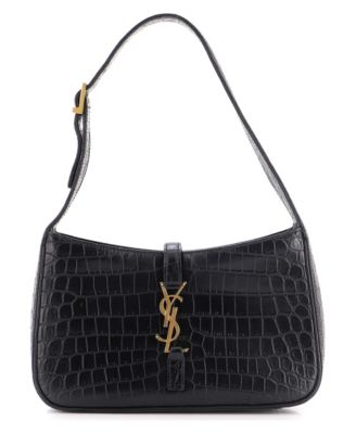 Small Le 5 a 7 Hobo Embossed Leather