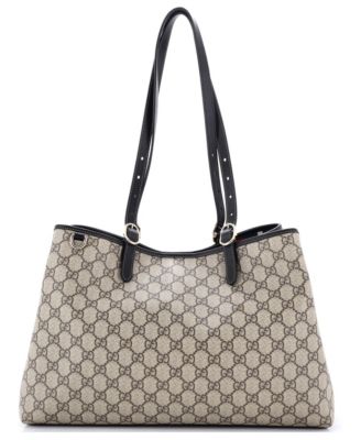 Large Emblem Canvas Coated Laptop Tote