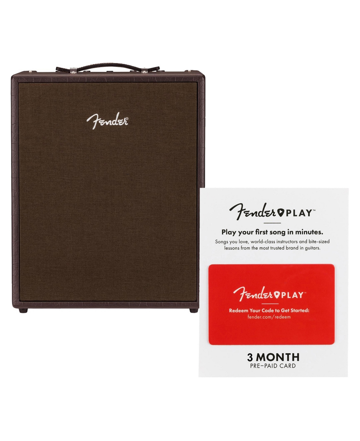 Fender Acoustic Sfx Ii Amplifier, Dark Brown, 120V with 3 Month Prepaid Card - Dark brown