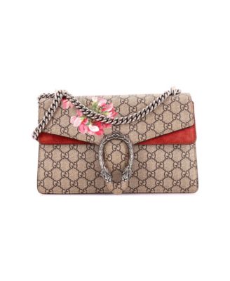 Small Dionysus Bag Blooms Print GG Coated Canvas