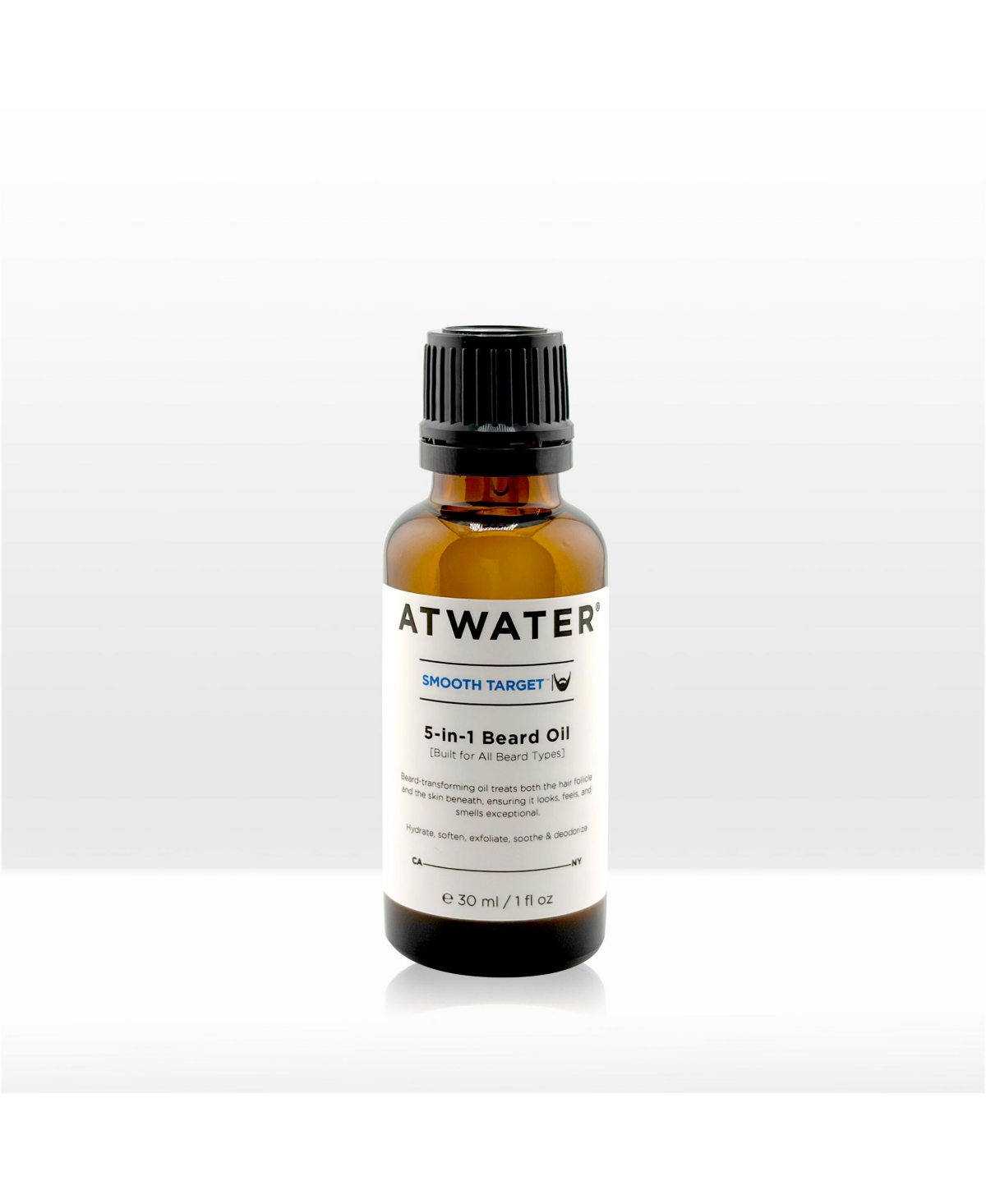 Atwater Smooth Target 5-in-1 Beard Oil - White
