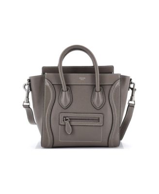 Nano Luggage Bag Grainy Leather