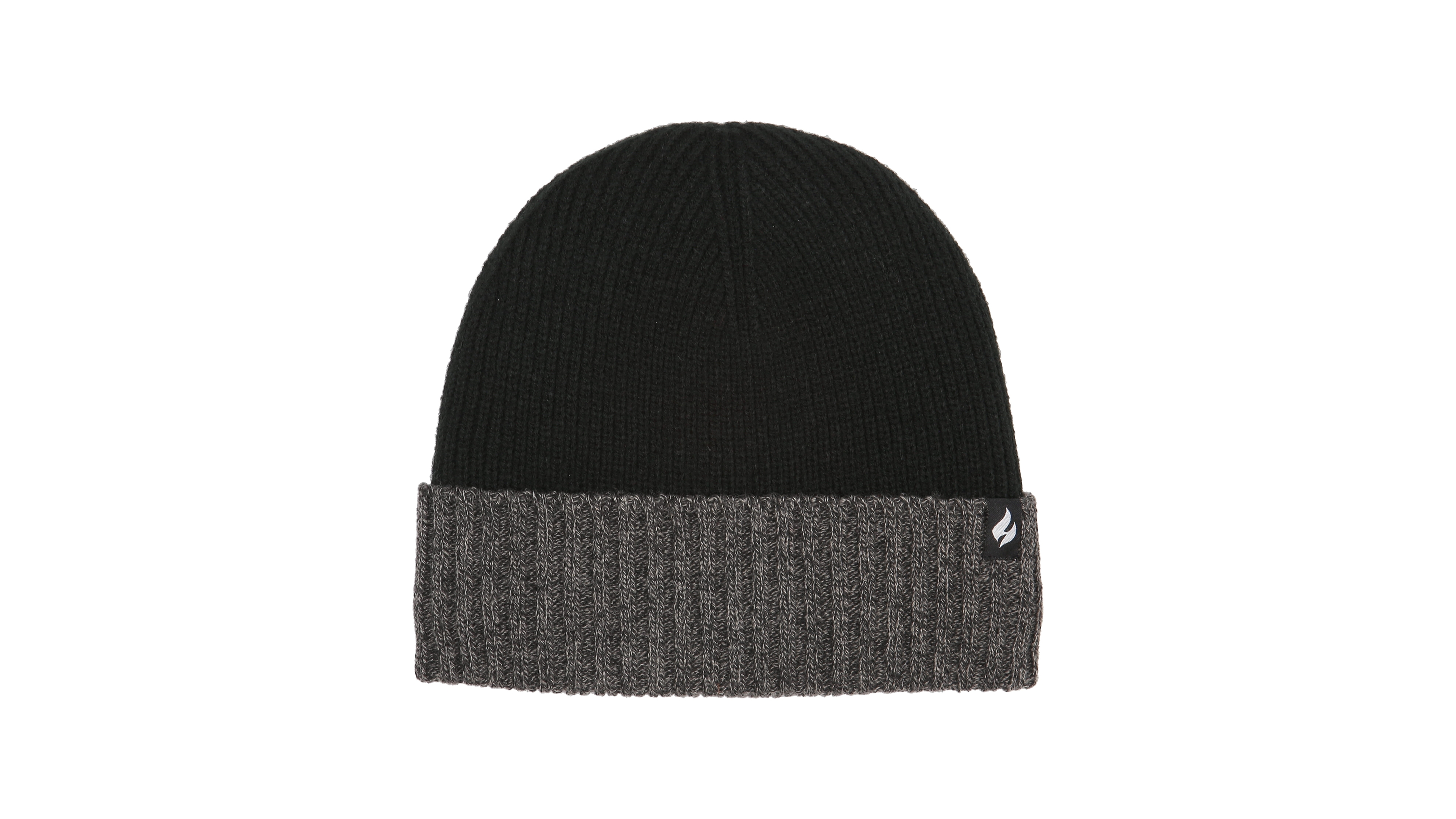 Heat Holders Men's Original Solomon Water-Resistant Ribbed-Knit Roll-Up Beanie