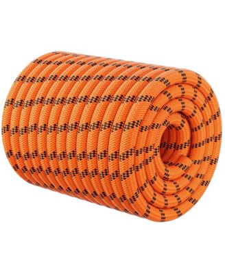 3/8 Inch x 150 Feet 48 Strand Double Braid Arborist Rigging Rope Suitable for Swings Tree Work Camping Rescue and Hiking