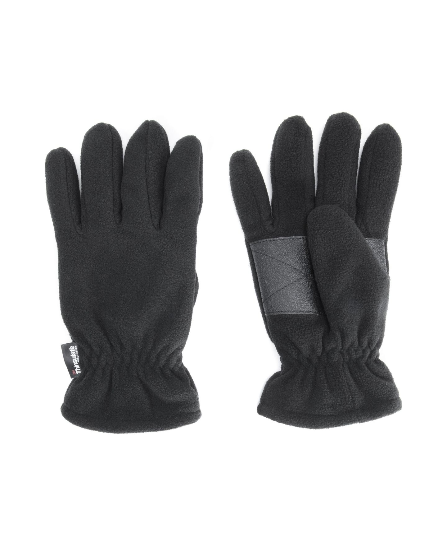 Мужские перчатки MUK LUKS Thinsulated Waterproof Fleece, цвет: Чёрный, вариант 1 — фото 1