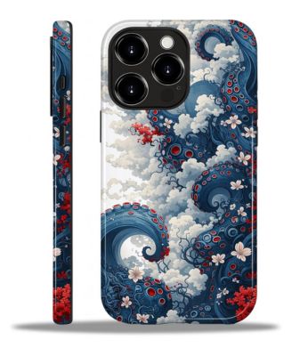 Phone Case Compatible with Apple iPhone, 2-Layer Durable, Azure Reverie