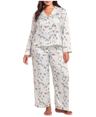 Plus Size Raven Pajama Set