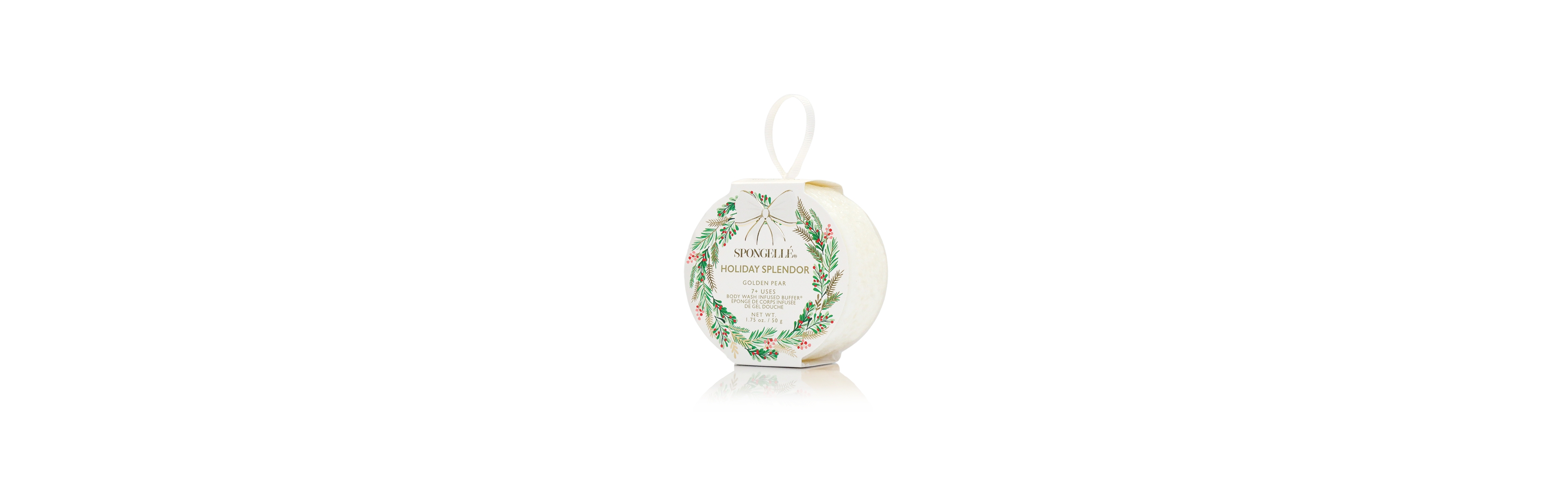 Spongelle Holiday Wreath Collection 7 Plus Holiday Splendor