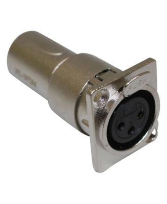 XC-3FDM 3-Pin XLR Female to Male Panel Mount Adapter