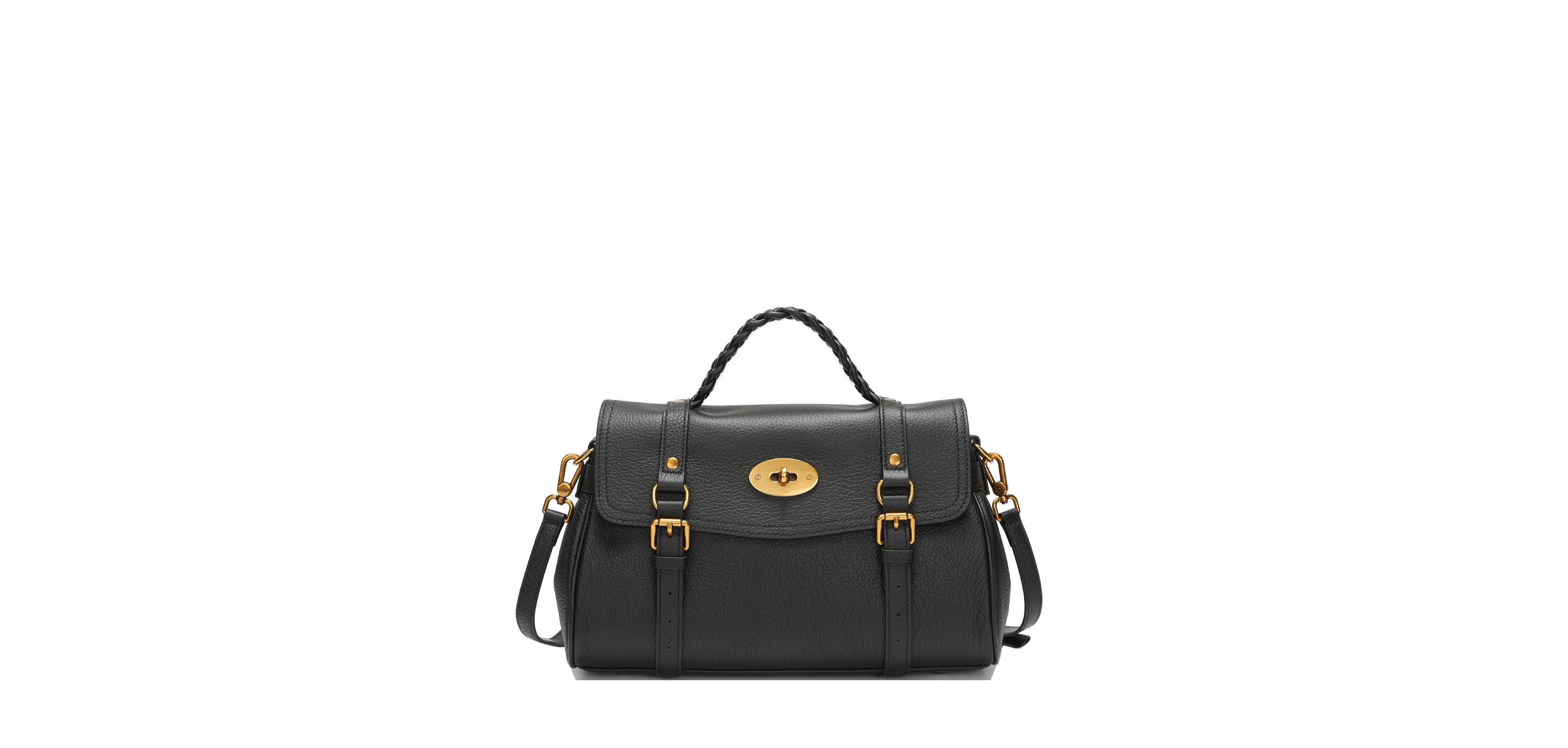 Susu Women's Genuine Leather Heritage Satchel Bag, Top Handle Crossbody Shoulder Purse, Turn Lock Flap Messenger Work Handbag