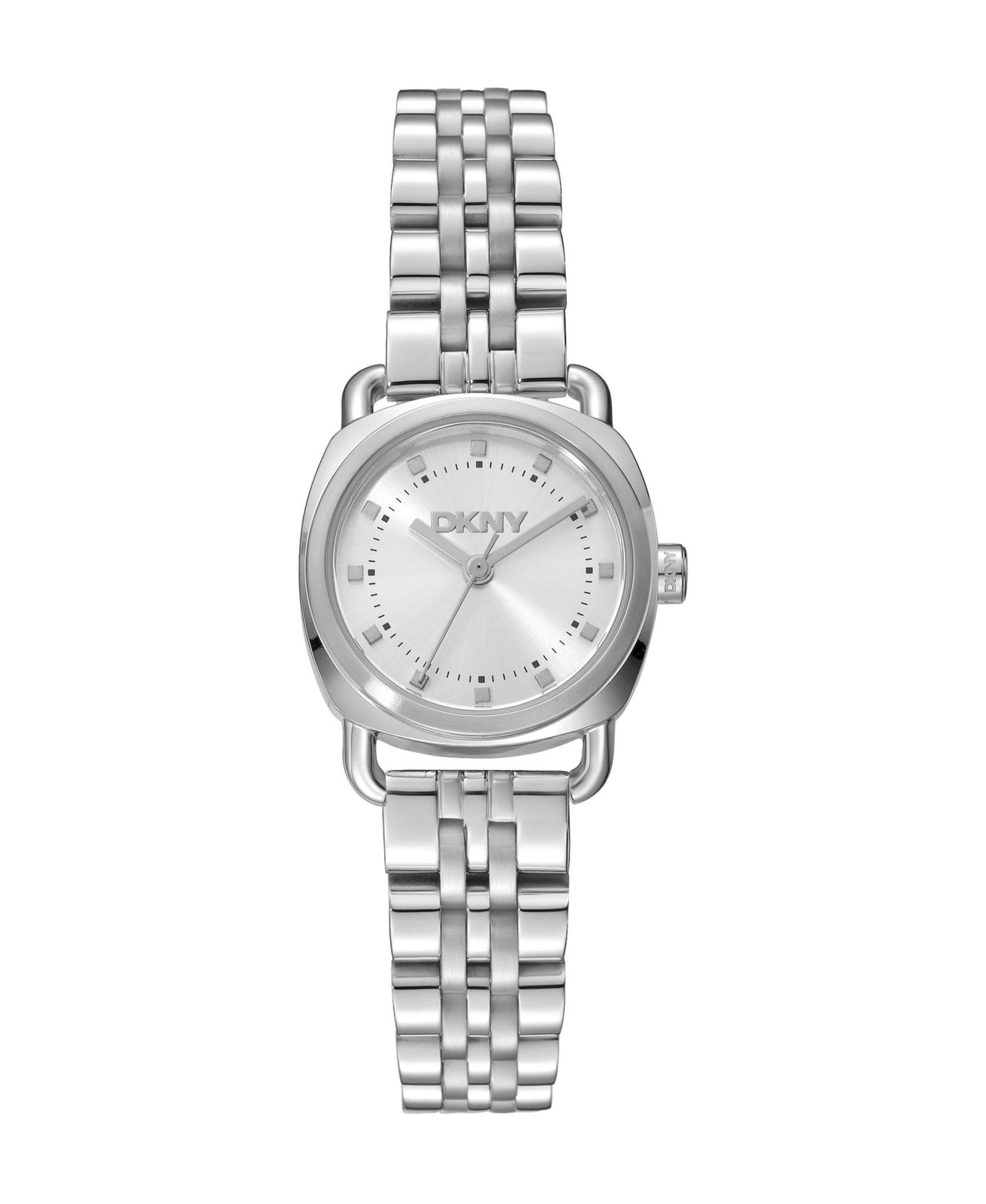 Женские часы DKNY Quartz Silver Stainless Steel Bracelet Watch, 24mm, цвет: Серебряный — фото 1