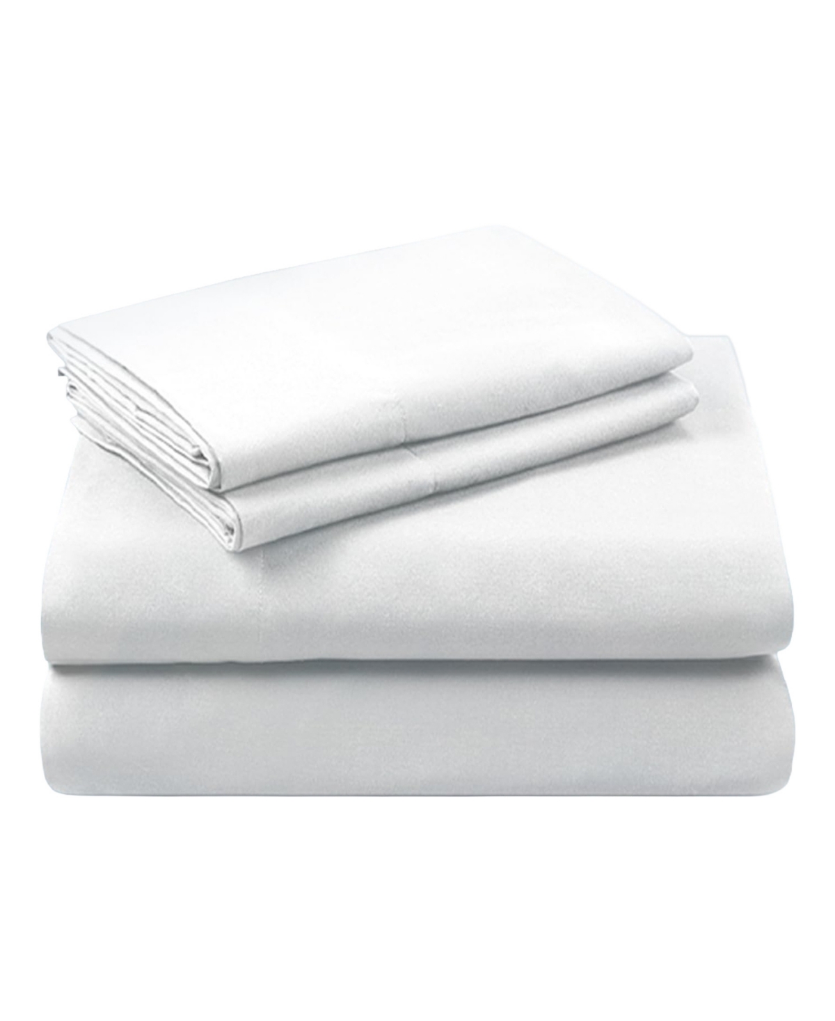 510 Design Coolmax Microfiber 3-Piece Sheet Set, Twin - White