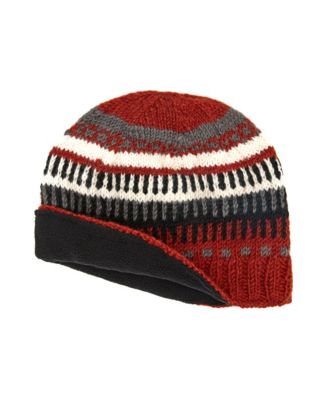 Women's Hand-Knit Himalayan Wool Fleece-Lined Beanie