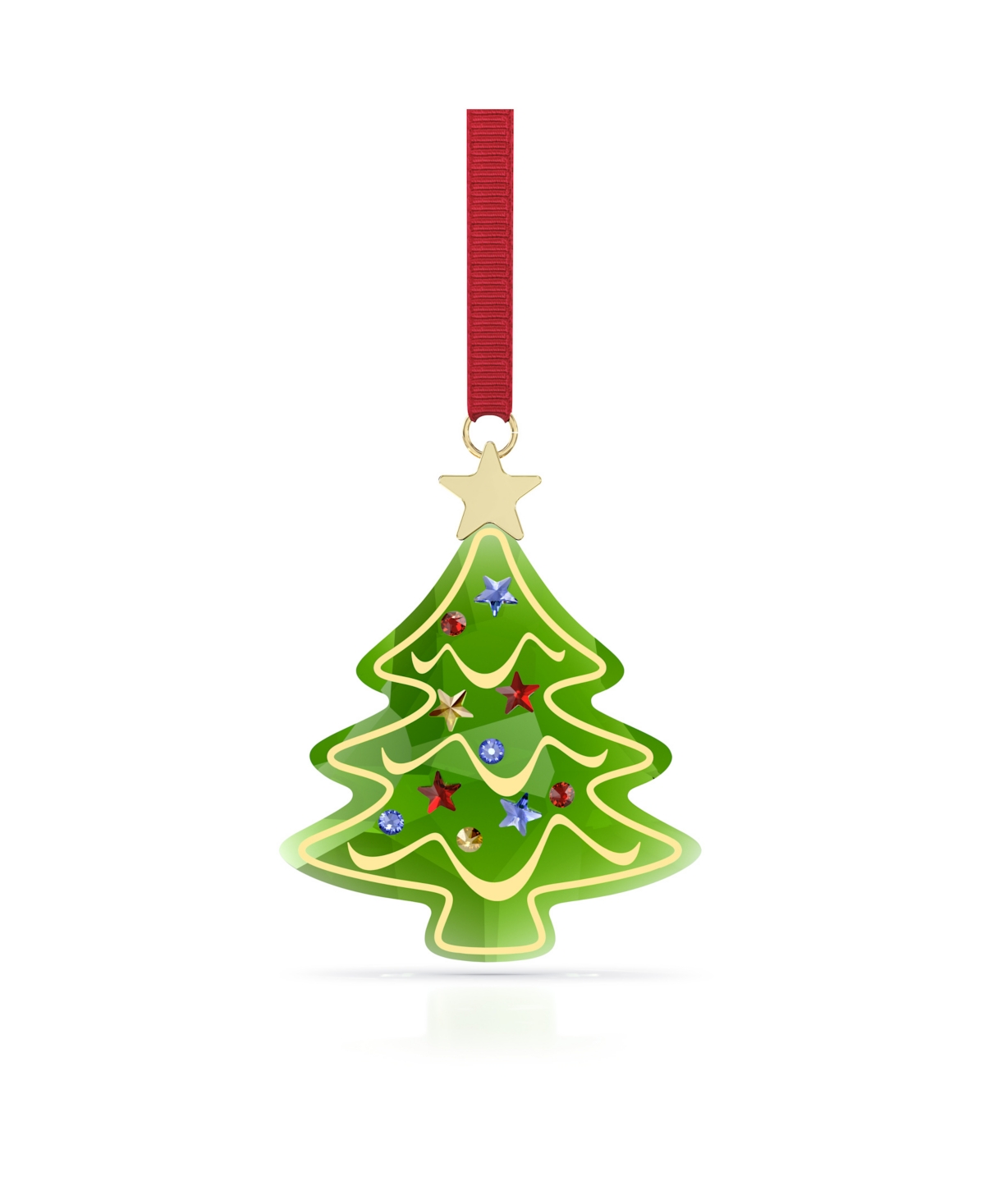Swarovski Holiday Cheers Holiday Tree Ornament - Green