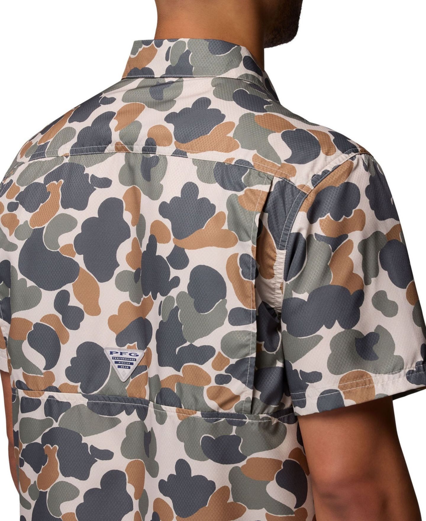 Мужская рубашка Columbia Camo Texas Longhorns Super Slack Tide Omni-Wick Button-Up — фото 6