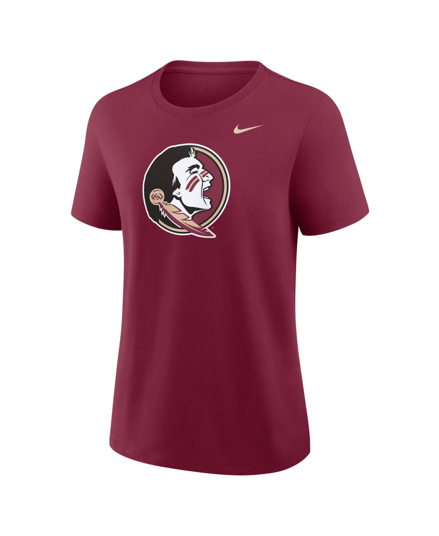 Женская футболка Nike Garnet Florida State Seminoles Primary Logo — фото 2