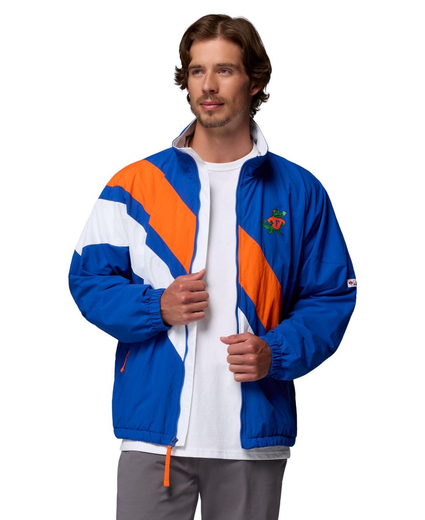 Мужская куртка Columbia Royal Florida Gators Reventure Full-Zip Windbreaker Omni-Shield — фото 1