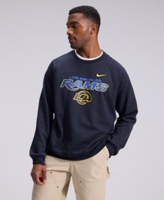 Men's Navy Los Angeles Rams Rivalries Collection Dri-FIT Crew Sweatshirt
