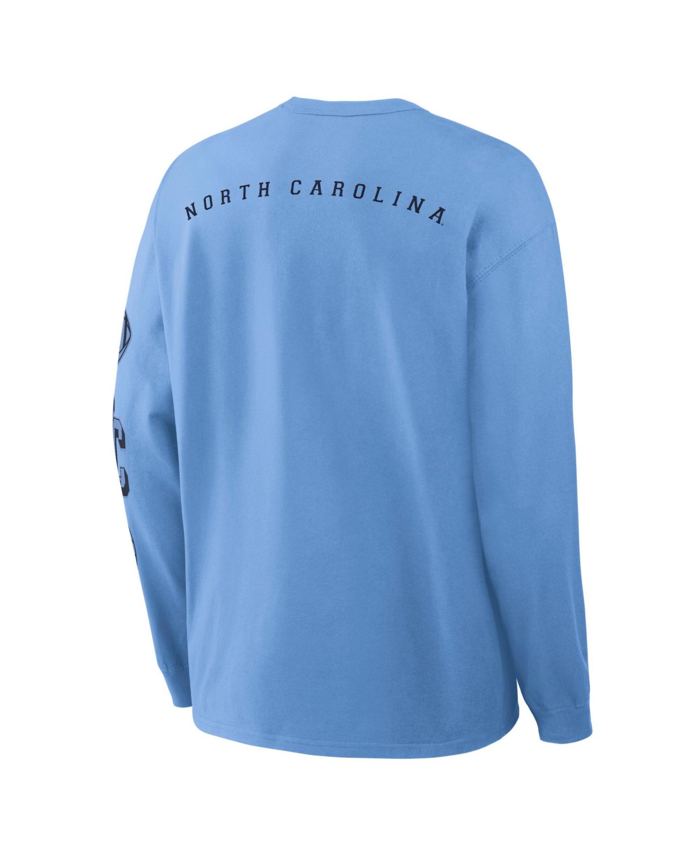 Мужские футболки Jordan Carolina Blue North Carolina Tar Heels Academic Long-Sleeve Pocket — фото 5
