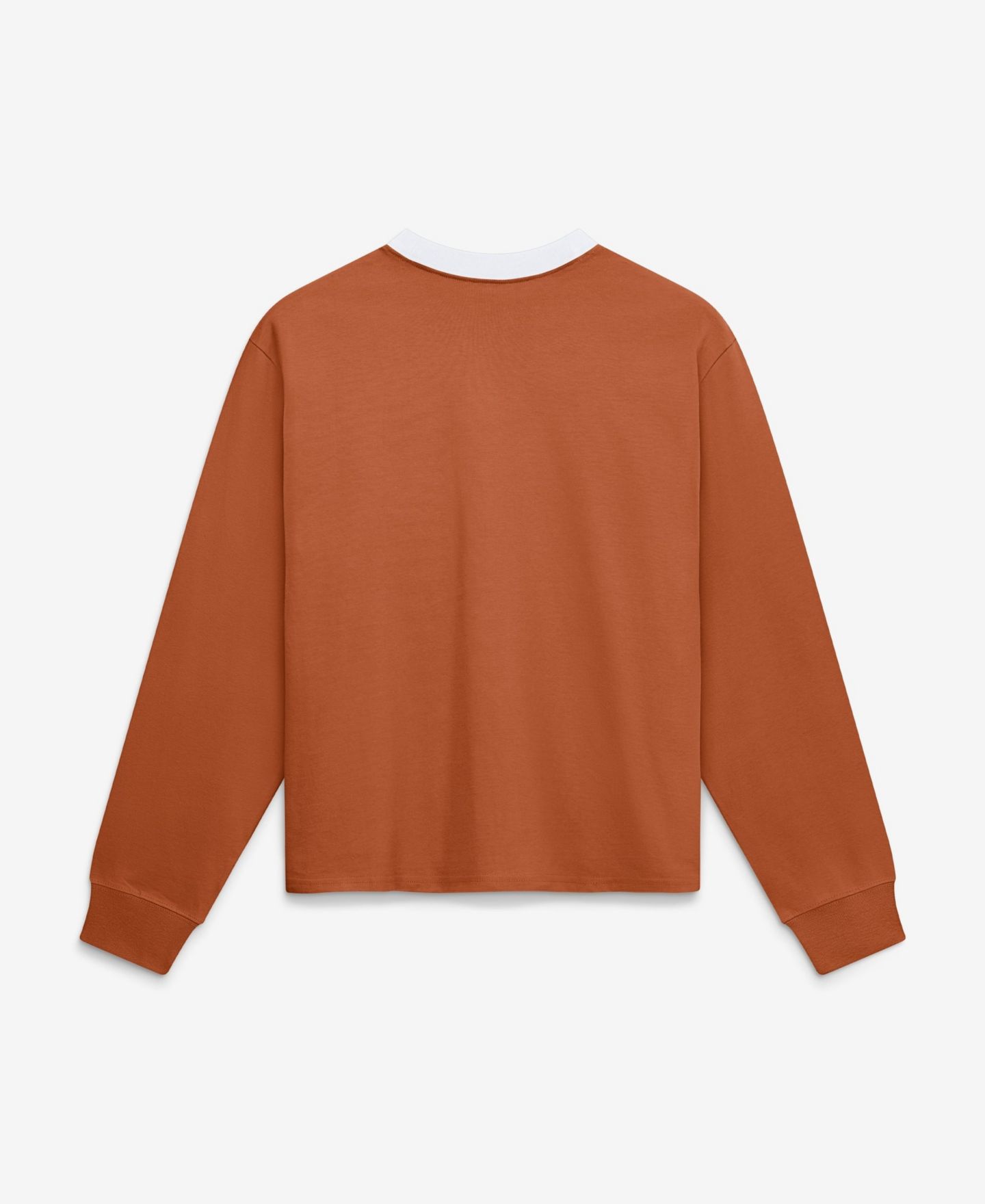 Женская футболка Nike Texas Longhorns Texas Orange Ringer Boxy Long-Sleeve — фото 2