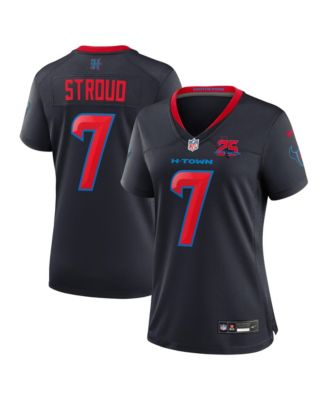 Women's C.J. Stroud Navy Houston Texans Alternate 2 25th Season Game Jersey
