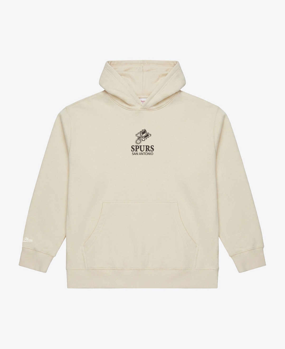 Mitchell & Ness Men's Cream San Antonio Spurs Core Fleece Hoodie - Cream