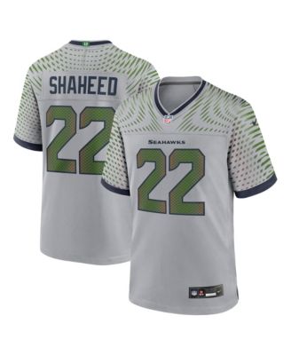 Men's Rashid Shaheed Gray Seattle Seahawks Rivalries Collection Game Jersey