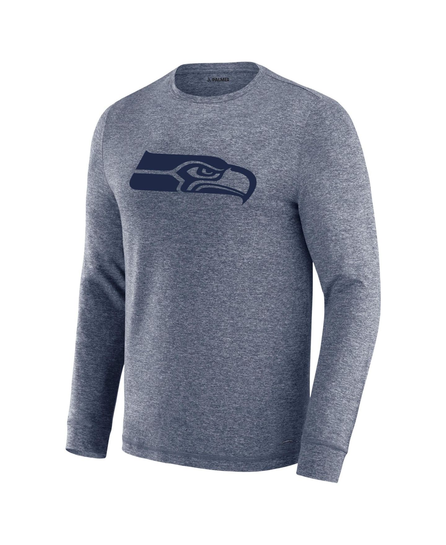 Мужская футболка J. Palmer College Navy Seattle Seahawks Four Down Long-Sleeve — фото 3